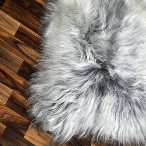 ÖKO Island Schaffell grau beige 100x65 #8687