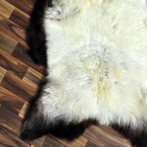 XL ÖKO Schaffell Lammfell beige braun 110x75 Kamin Fell #8702