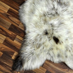 XL ÖKO Schaffell Lammfell beige braun 115x75 Kamin Fell #8704