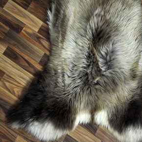 XXL ÖKO Schaffell Lammfell beige braun 125x80 Sheepskin #8722