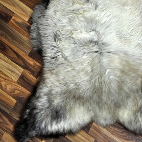 XXL ÖKO Schaffell Lammfell beige braun 120x80 Kamin Fell #8728