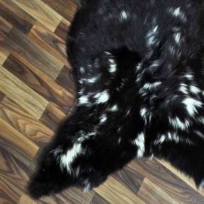 XL ÖKO Schaffell Lammfell braun beige 115x75 Kamin Fell #8742