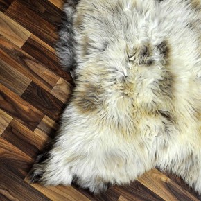 XXL ÖKO Schaffell Lammfell beige braun 125x80 Sheepskin #8782