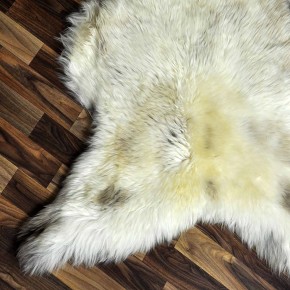 XXL ÖKO Schaffell Lammfell beige braun 120x80 Sheepskin #8783