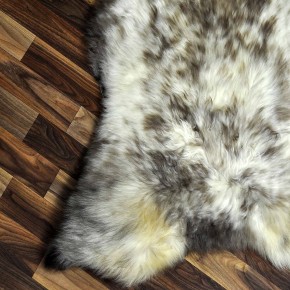 XXL ÖKO Schaffell Lammfell beige braun 120x75 Sheepskin #8798