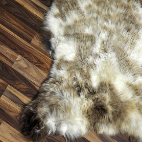 XXL ÖKO Schaffell Lammfell beige braun 120x75 Sheepskin #8808