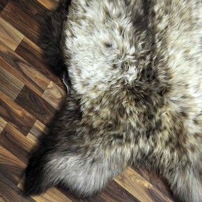 XXL ÖKO Schaffell Lammfell beige braun 125x80 Sheepskin #8827