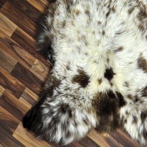 XXL ÖKO Schaffell Lammfell beige braun 125x80 Sheepskin #8828