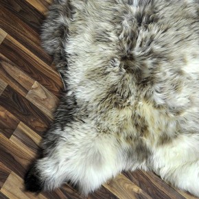 XXL ÖKO Schaffell Lammfell beige braun 120x70 Sheepskin #8832
