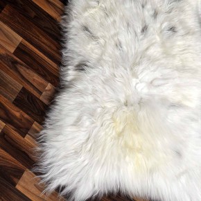 XXL ÖKO Schaffell Lammfell beige braun 125x70 Hundebett #8837