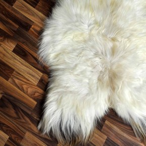 XXXL ÖKO Island Schaffell beige schwarzbraun 130x80 #8932