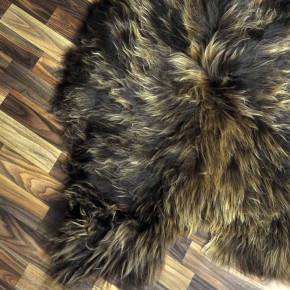 XXXL ÖKO Island Schaffell Lammfell rost braun 135x80 Krampus #8943