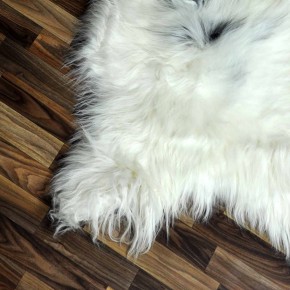 ÖKO Island Schaffell beige schwarzbraun 100x75 #8948