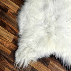 XL ÖKO Island Schaffell beige schwarzbraun 110x70 #8951