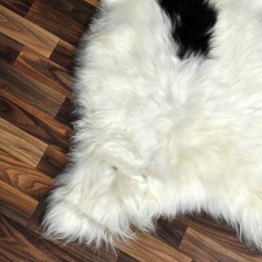 ÖKO Island Schaffell beige schwarzbraun 105x75 #8954