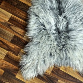 XL ÖKO Island Schaffell grau 110x65 #8959