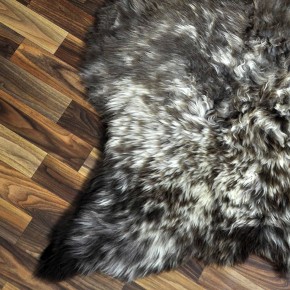 XXL ÖKO Schaffell Lammfell beige braun 125x75 Sheepskin #8975
