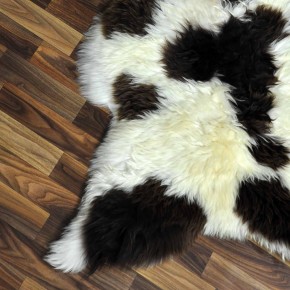 XXL ÖKO Schaffell Lammfell beige braun 120x80 Sheepskin #8976