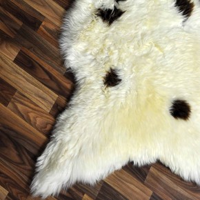 XXL ÖKO Schaffell Lammfell beige braun 120x80 Sheepskin #8983