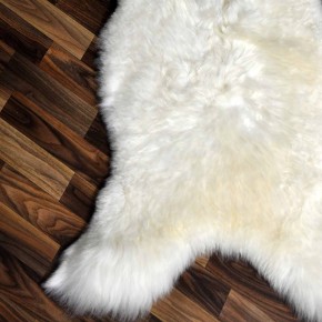 XXL ÖKO echtes Schaffell Lammfell weiß 120x75 Geschenk #9007