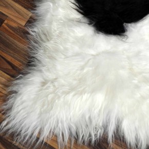XL ÖKO Island Schaffell beige schwarzbraun 110x75 #9043