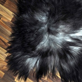 ÖKO Island Schaffell grau schwarzbraun 105x70 #9055