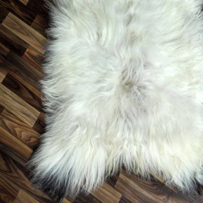 XXL ÖKO Island Schaffell beige schwarzbraun 125x80 Camping #9099