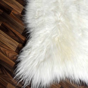 XXL ÖKO Schaffell Lammfell weiß 125x70 Sheepskin #9125