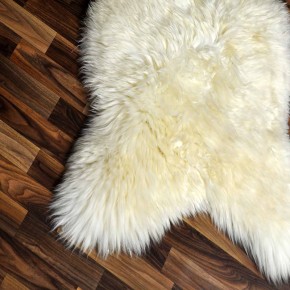 XXL ÖKO Schaffell Lammfell weiß 120x75 Sheepskin #9126