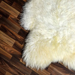 XXL ÖKO Schaffell Lammfell weiß 120x70 Sheepskin #9129