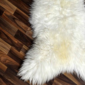 XL ÖKO Schaffell Lammfell weiß 115x65 Sheepskin #9130