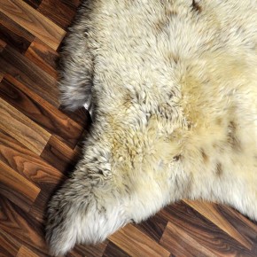 XXXL ÖKO Schaffell Lammfell beige braun 135x90 Sheepskin #9135