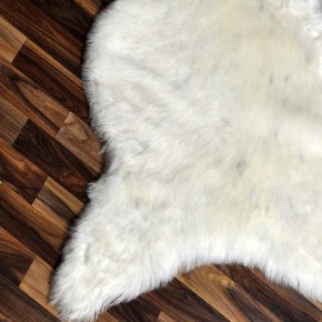 XL ÖKO Lammfell Schaffell Fell beige schwarzbraun 115x80 geschoren #9173