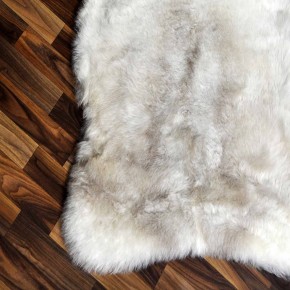 XXL ÖKO Lammfell Schaffell Fell beige braun 120x75 geschoren #9177