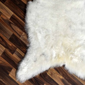 XL ÖKO Lammfell Schaffell Fell beige schwarzbraun 115x85 geschoren #9191