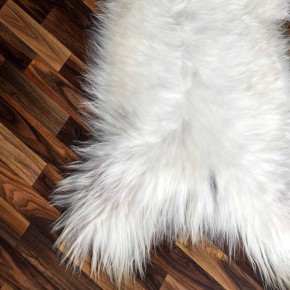 XXL ÖKO Island Schaffell creme weiß braun 120x70 Krampus #9204