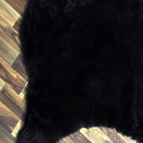 XXL ÖKO Lammfell Schaffell Fell schwarzbraun 120x80 geschoren #9256