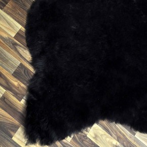 XXL ÖKO Lammfell Schaffell Fell schwarzbraun 120x90 geschoren #9257