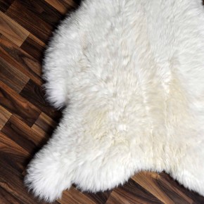 XXL ÖKO echtes Schaffell Lammfell weiß 120x80 Stuhl Couch #9307