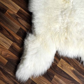 XXL ÖKO Schaffell Lammfell weiß 120x75 Sheepskin #9312