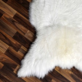 XXL ÖKO Schaffell Lammfell weiß 120x75 Sheepskin #9343