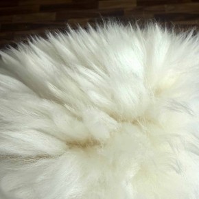 XXXL ÖKO echtes Schaffell Lammfell weiß 130x80 riesig Camping #9332