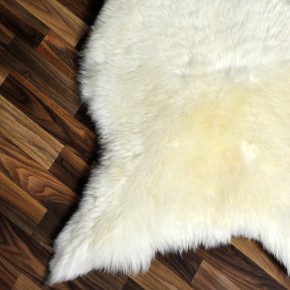 XXL ÖKO Schaffell Lammfell weiß 120x80 Sheepskin #9373
