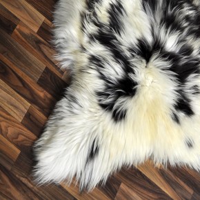 XXL ÖKO Schaffell Lammfell beige braun 125x85 Couch Auflage #9393