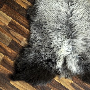 XL ÖKO Schaffell Lammfell beige braun 110x80 Couch Auflage #9397