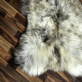 XXXL ÖKO Schaffell Lammfell beige braun 130x80 groß #9398