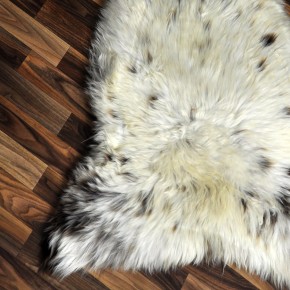 XXL ÖKO Schaffell Lammfell beige braun 120x80 Couch Auflage #9412