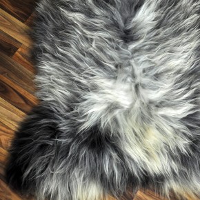 XXXL ÖKO Schaffell Lammfell beige braun 130x85 groß #9416