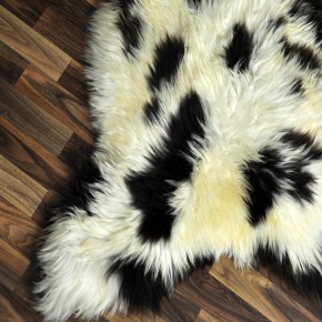 XXL ÖKO Schaffell Lammfell beige braun 120x80 Couch Auflage #9423