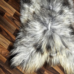 XXL ÖKO Schaffell Lammfell beige braun 125x80 Couch Auflage #9424